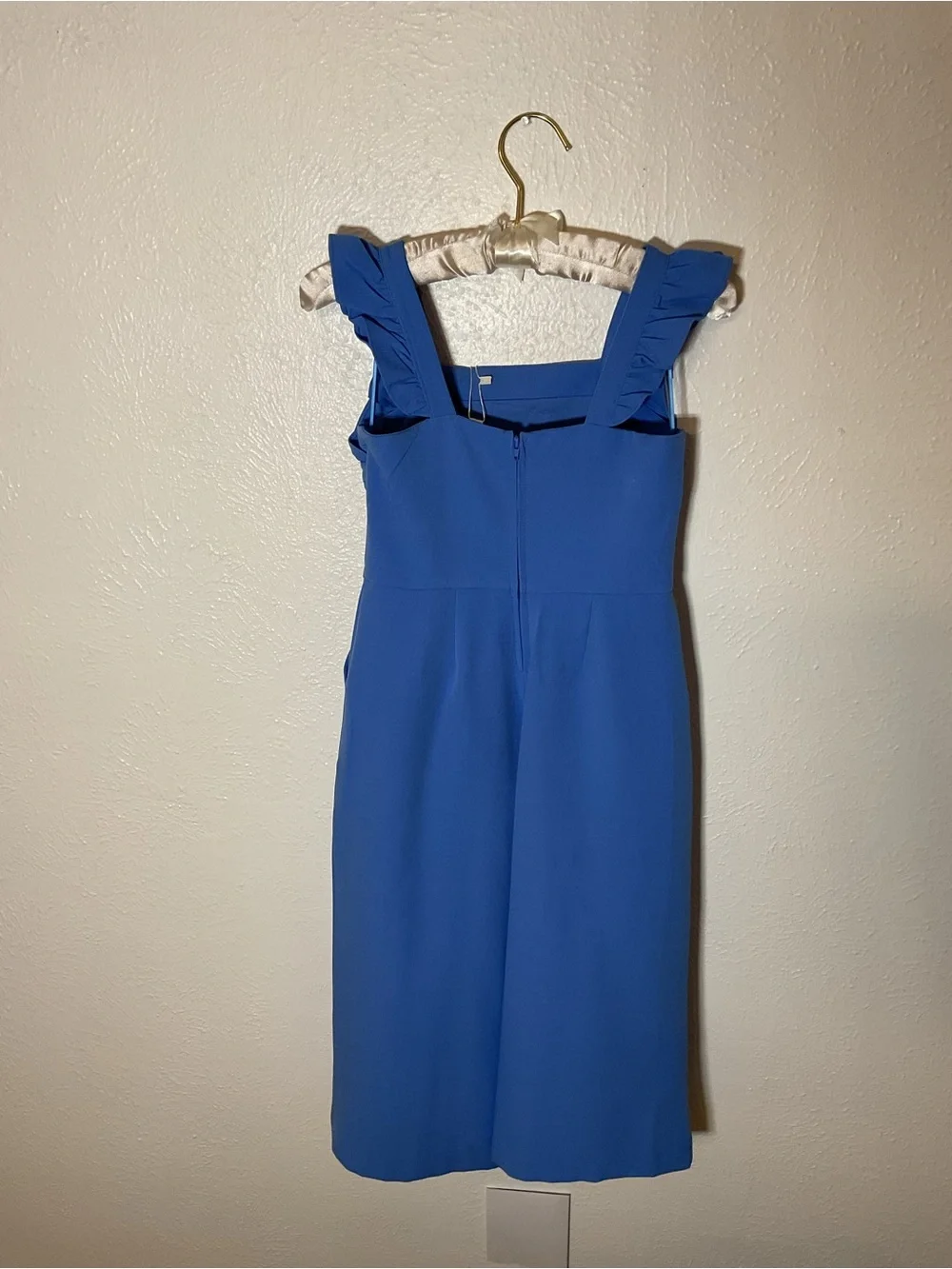 GB girls Royal Blue Ruffled Strap One-Piece